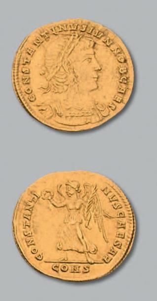 null CONSTANTIN II (337-340) César (317-337) Solidus. Constantinople (335). 4,55...