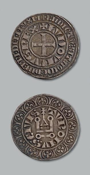 null LOUIS IX, Saint-Louis (1250-1270) Gros tournois.
Denier tournois: 2 exemplaires.
Obole...