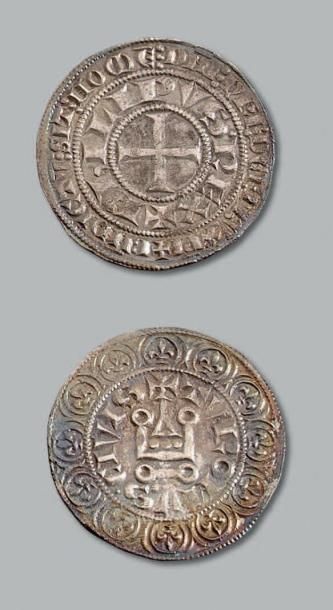 null PHILIPPE III (1270-1285) Gros tournois.
Denier tournois.
D. 202 et 204. Les...