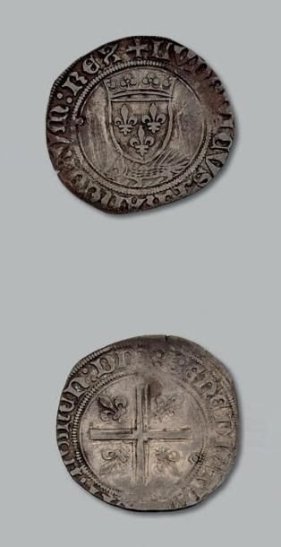 null CHARLES VIII (1483-1498):
Blanc au soleil. Blanc à la couronne: 2 exemplaires.
Karolus....