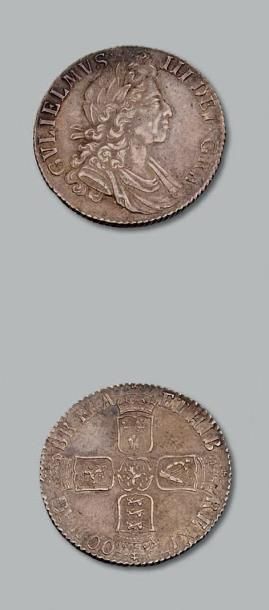 null WILLIAM III (1694-1702) Shilling. 1700.
Six pence: 2 exemplaires. 1696 et 1697.
S....