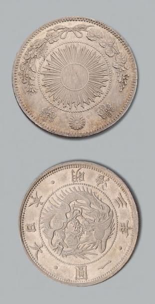 null MUTSU HITO (1867-1912) Yen. 1870 (an 3). type I. Osaka.
y. 5-1. Superbe.