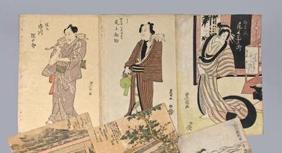 UTAGAWA TOYOKUNI I (1769-1825) et UTAGAWA TOYOKUNI II (1777-1835)