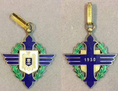 Roumanie - Ordre du Mérite aéronautique,...