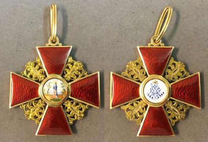 Russie - Ordre de Sainte-Anne, fondé en 1735,...