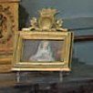 ÉCOLE FRANÇAISE du XVIIIe siècle Portrait de femme en vestale Miniature. 4,4 x 7,2...