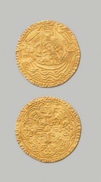 null GRANDE-BRETAGNE HENRI V (1413-1422) Noble d'or. Fr. 109 TTB à superbe. MONNAIES...