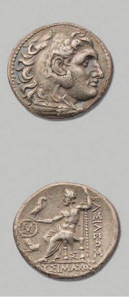 null Royaume de THRACE Lysimaque (323-281 av. J.-C.) Tétradrachme au type d'Alexandre...