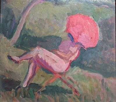 null Georges DAREL (1892 - 1943)
L'ombrelle rose, 1919
Huile sur carton 19 x 20 cm
Provenance...