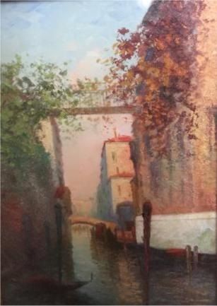 null Italo GIORDANI (1882 - 1956)
Canal à Venise
Huile sur panneau, signée en bas...