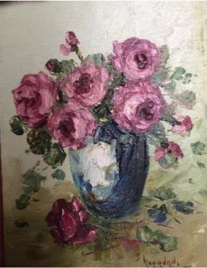 null Italo GIORDANI (1882 - 1956)
Bouquet de roses
Huile sur panneau, signée en bas...