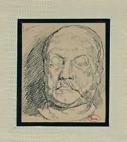 Maximilien Luce (1858-1941) 
Auguste Lançon
Dessin à l'encre rehaussé de crayon noir,...