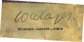 Pierre SOULAGES (né en 1929) 
Sans titre
Épreuve en bronze patiné et doré, signée...