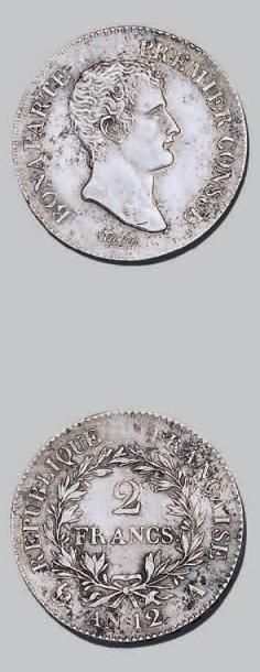 null CONSULAT (1799-1804)
2 francs. An 12. Paris.
G. 494. TTB à superbe