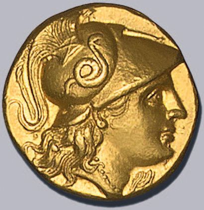 null ROYAUME de MACÉDOINE
Statère d'or (310-297 av. J.-C.) au type d'Alexandre le...