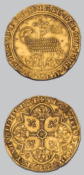 null JEAN II, le Bon (1350-1364)
Mouton d'or. D. 291. TTB