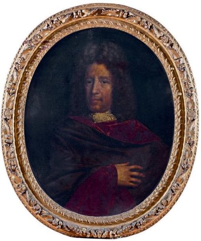 Jacob I Van OOST (1601-1671) 
Portrait d'un homme au manteau rouge, probablement
Martin...