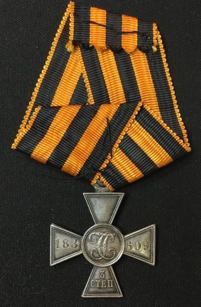 null Croix de l'ordre de Saint-Georges de 3e classe, après 1913, en argent, frappé...