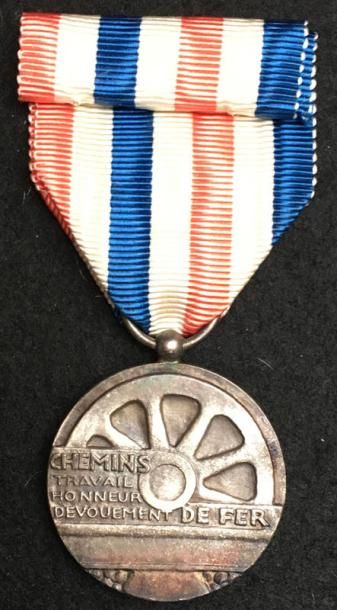 null Médaille d'honneur des chemins de fer pour l'Indochine, du deuxième type en...