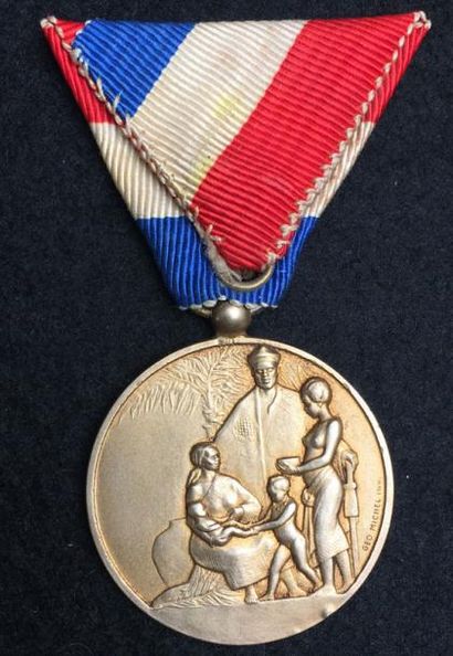 null Ordre pour du Mérite Indigène, fondé en 1924, médaille de 1re classe pour Européen...