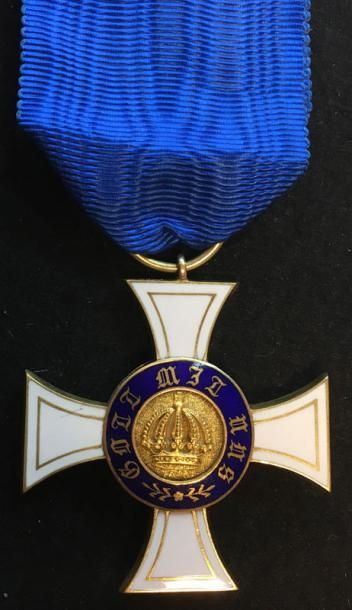 ROYAUME DE PRUSSE Ordre de la Couronne, croix de 3e classe du premier modèle, avant...