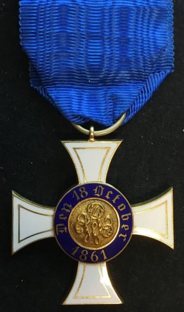 ROYAUME DE PRUSSE Ordre de la Couronne, croix de 3e classe du premier modèle, avant...