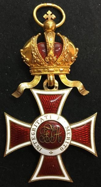 null Ordre de Léopold, fondé en 1808, ensemble de grand-croix du troisième modèle...