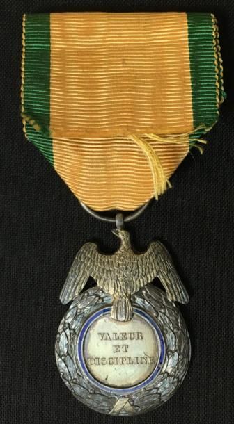 null Médaille militaire, premier type en argent, vermeil et émail (petits éclats),...