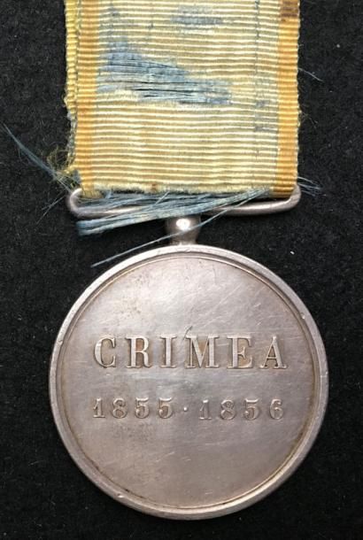 ROYAUME DE SARDAIGNE Médaille de Crimée, 1855-1856, au profil de Victor Emmanuel...