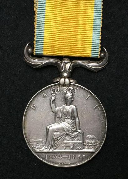ROYAUME-UNI Médaille de la Baltique par
Wyon en argent (petits chocs), attribution...