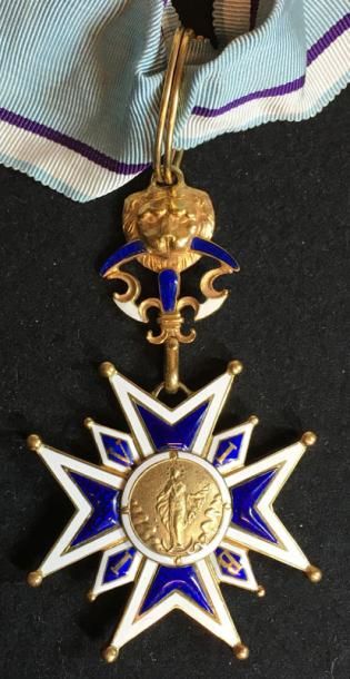 Royaume de Bavière Ordre de Saint-Georges, fondé en 1729, croix de commandeur en...