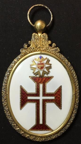 null Ordre du Christ, fondé en 1319, ensemble de grand-croix comprenant: le bijou...