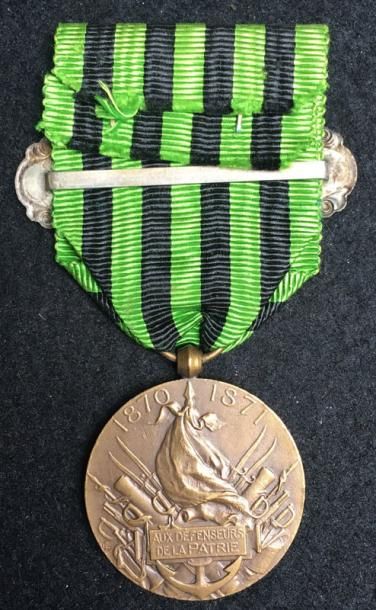 null Médaille commémorative de la guerre de 1870-1871, créée en 1911, par George...