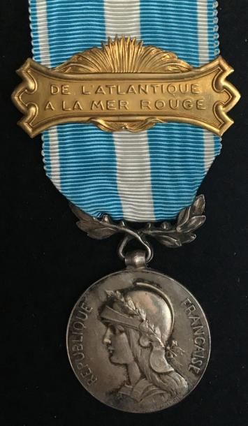null Mission Marchand - Médaille coloniale en argent, premier type officiel par Mercier,...