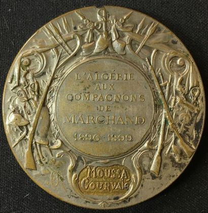 null Mission Marchand - Médaille du Gouvernement général de l'Algérie «aux compagnons...