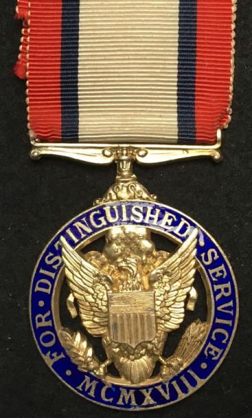 États-Unis d'Amérique (USA) «Distinguished Service Medal», médaille de fabrication...