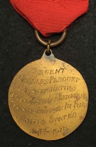 États-Unis d'Amérique (USA) «Aero club of America, Aviation Medal of Merit», en bronze...