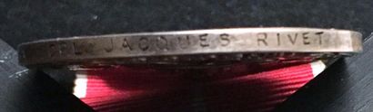 ROYAUME-UNI «British Empire Medal», créée en 1922, en argent, attribution frappée...