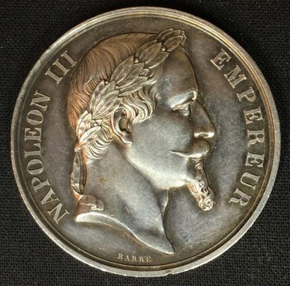 null Second Empire, Colonie du Sénégal 1866, médaille de réemploi du Ministère de...