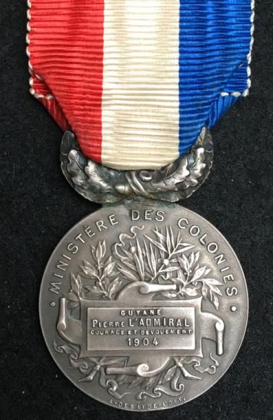 null IIIe République, médaille d'honneur de 2e classe en argent, même type par Roty,...