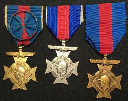 null Croix des Services Militaires Volontaires de l'Armée de l'Air, créée en 1934,...
