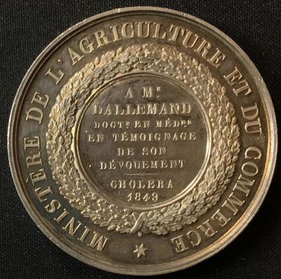 null IIe République, choléra de 1849 - Ministère de l'Agriculture et du Commerce,...