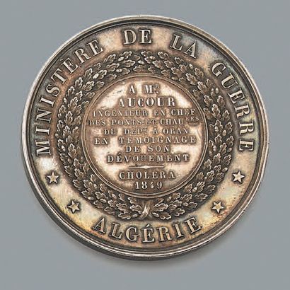 null IIe République, Algérie, choléra de 1849 - Ministère de la Guerre, même type...