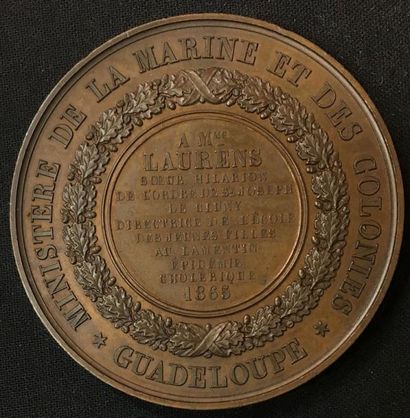 null Second Empire, Guadeloupe, choléra de 1865 - Ministère de la Marine et des Colonies,...