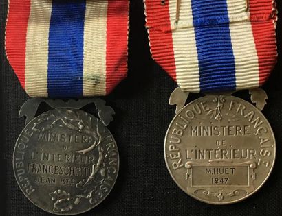 null Médaille d'honneur de la Police Municipale et Rurale, créée en 1903, lot de...