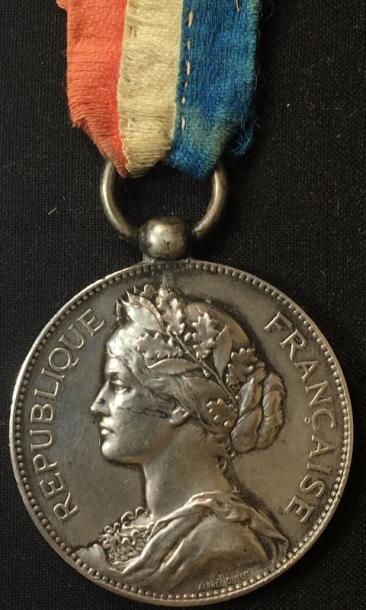 null Département de la Somme, médaille d'honneur en argent, au profil de la République...