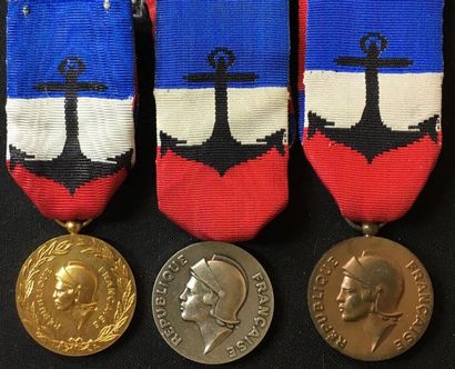 null Médaille d'honneur des personnels civils du ministère de la Défense, Marine,...