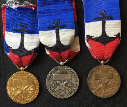null Médaille d'honneur des personnels civils du ministère de la Défense, Marine,...