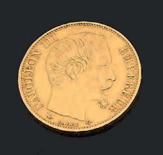 null Pièce en or de 20 francs Napoléon III.