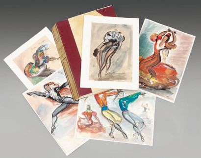 Jean TOTH (1899-1997) Flamenco, les vêpres siciliennes, Sevillanas, Clame E. Ponti,...
